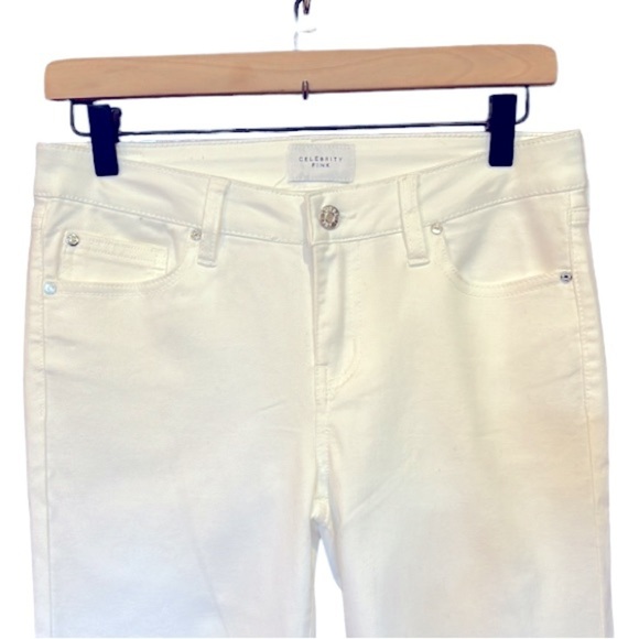 Celebrity Pink Optic White Skinny Jeans Size 27 - Picture 4 of 10